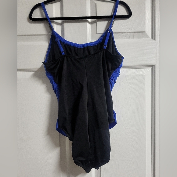 MagicSuit - Womens Blue and Black Underwire One Piece Swimsuit- Size 16 - Picture 3 of 6